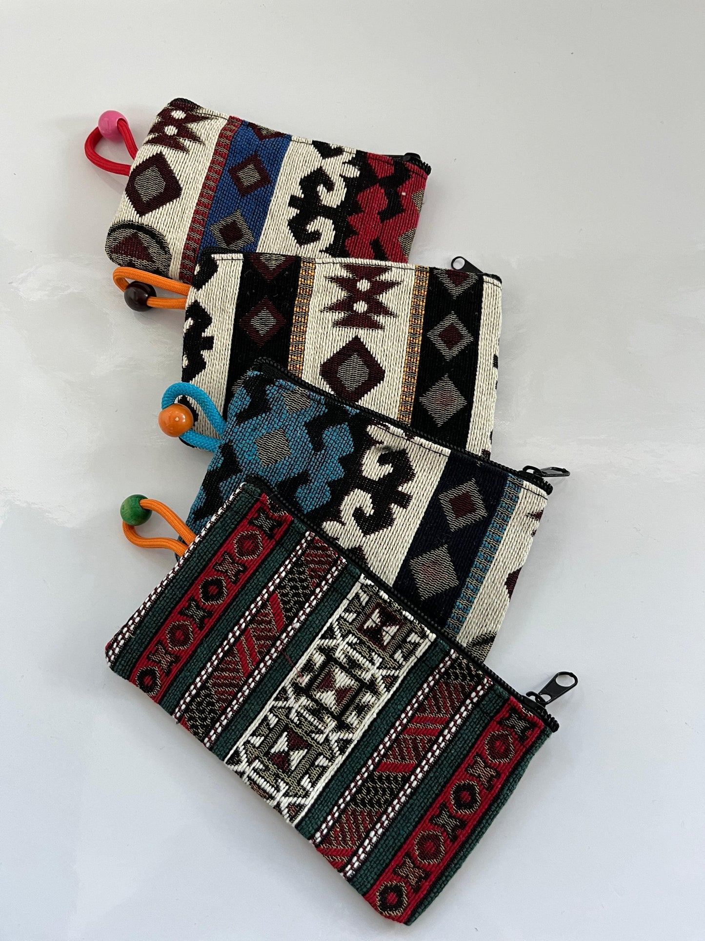 Woven Coin Pouch - Aztek