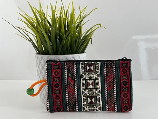 Woven Coin Pouch - Aztek